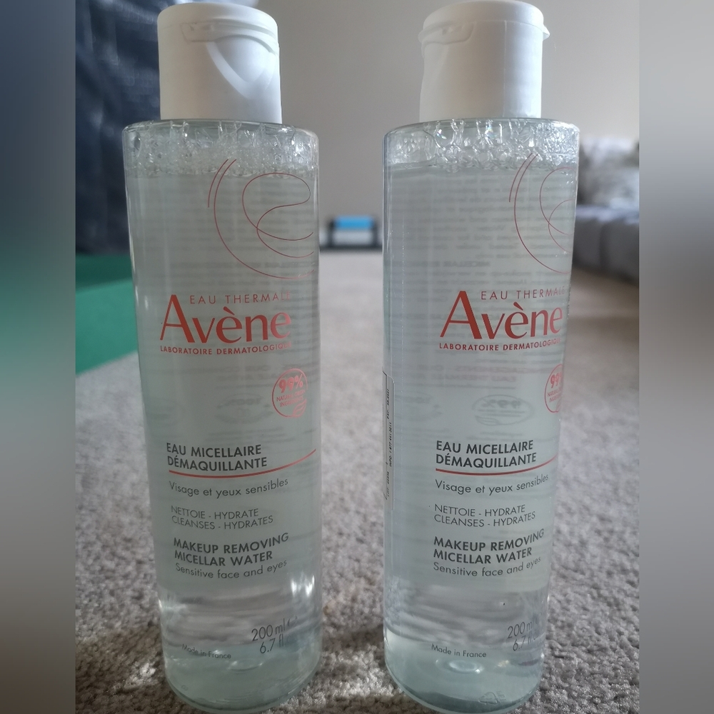 3/$45 Brand New Avene Makeup Removing Micellar Water - Clear